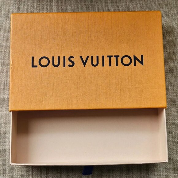 Louis Vuitton Empy Box Yellow Storage Box Authentic LV 8 X 5 inches - Picture 4 of 8